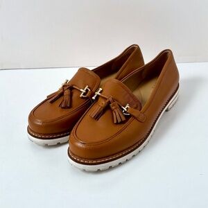 Talbots Laura Tassel Soft Nappa Loafers – Women’s Size 7.5 – Havana Tan Like New